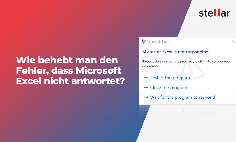 Wie behebt man den Fehler, dass Microsoft Excel nicht antwortet?