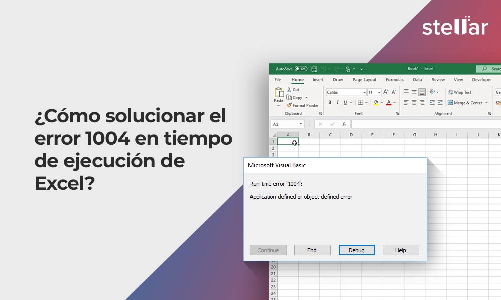 <strong>¿Cómo solucionar el error 1004 en tiempo de ejecución de Excel?</strong>
