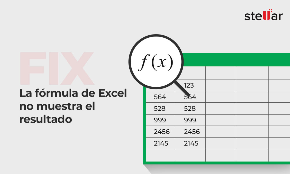 [Fix] La fórmula de Excel no muestra el resultado