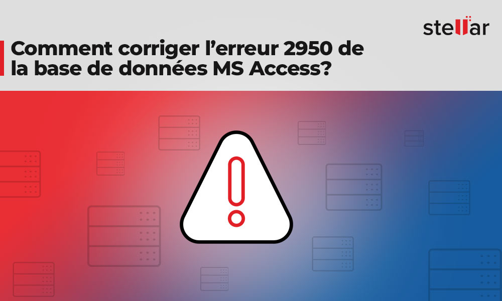 Comment corriger l’erreur 2950 de la base de données MS Access?