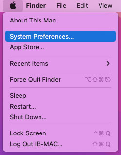 Mac System preferences