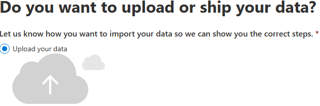 Upload your data