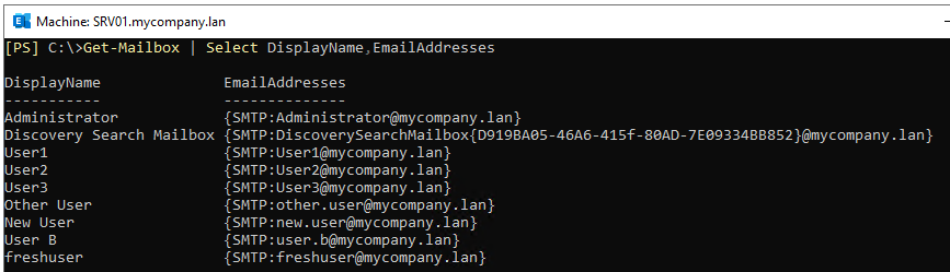 affected mailbox cmd