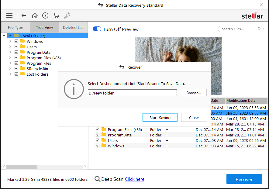 Save Recoverable File