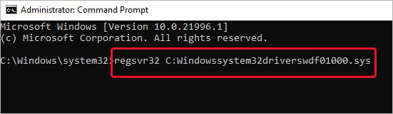 run-regsvr32C-Windowssystem32driverswdf01000