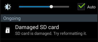 sd card is damaged
