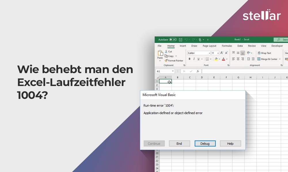 <strong>Wie behebt man den Excel-Laufzeitfehler 1004?</strong>