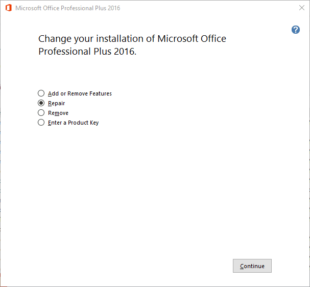 Microsoft Office Repair