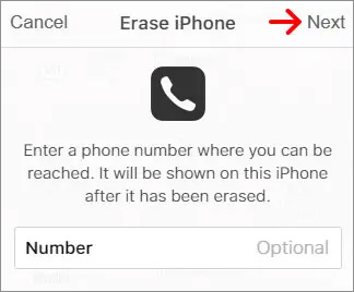 enter your phone number