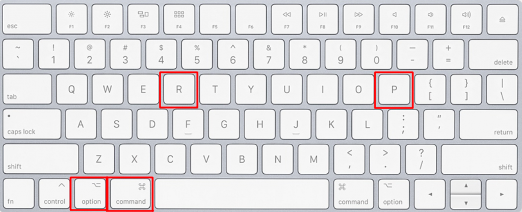 Command+Option+P+R