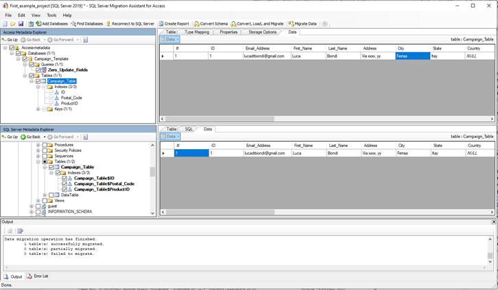 Example project accessing Metadata Explorer