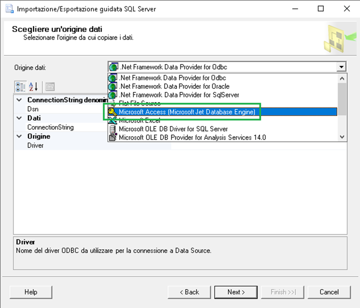 Importing Access Database engine