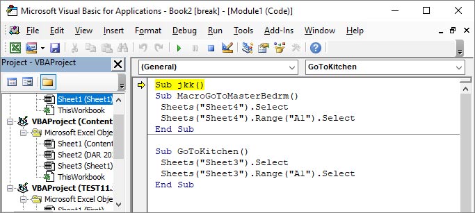 Microsoft Visual Basic For Applications Wizard To Create Module