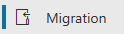 Click on Migration