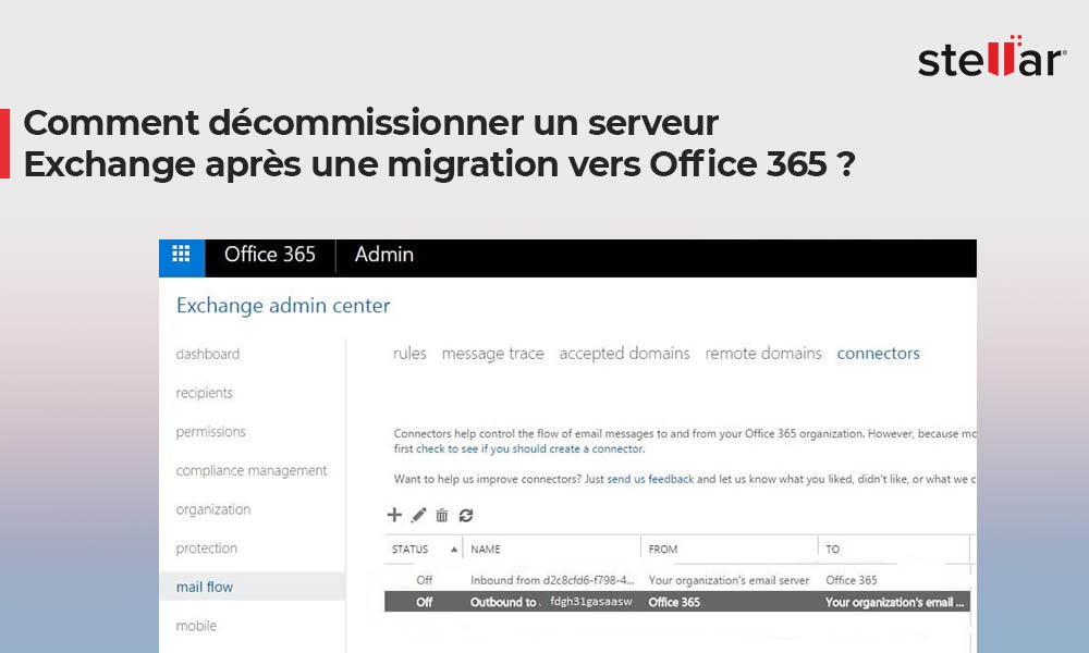Comment décommissionner un serveur Exchange après une migration vers Office 365 ?