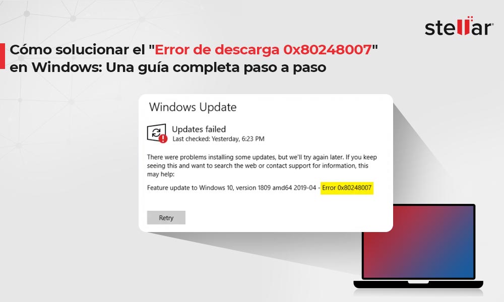 <strong>Cómo solucionar el “Error de descarga 0x80248007” en Windows: Una guía completa paso a paso</strong>
