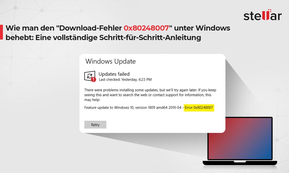 <strong>Wie man den “Download-Fehler 0x80248007” unter Windows behebt: Eine vollständige Schritt-für-Schritt-Anleitung</strong>