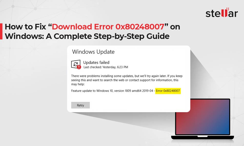 Fix ?Download Error 0x80248007