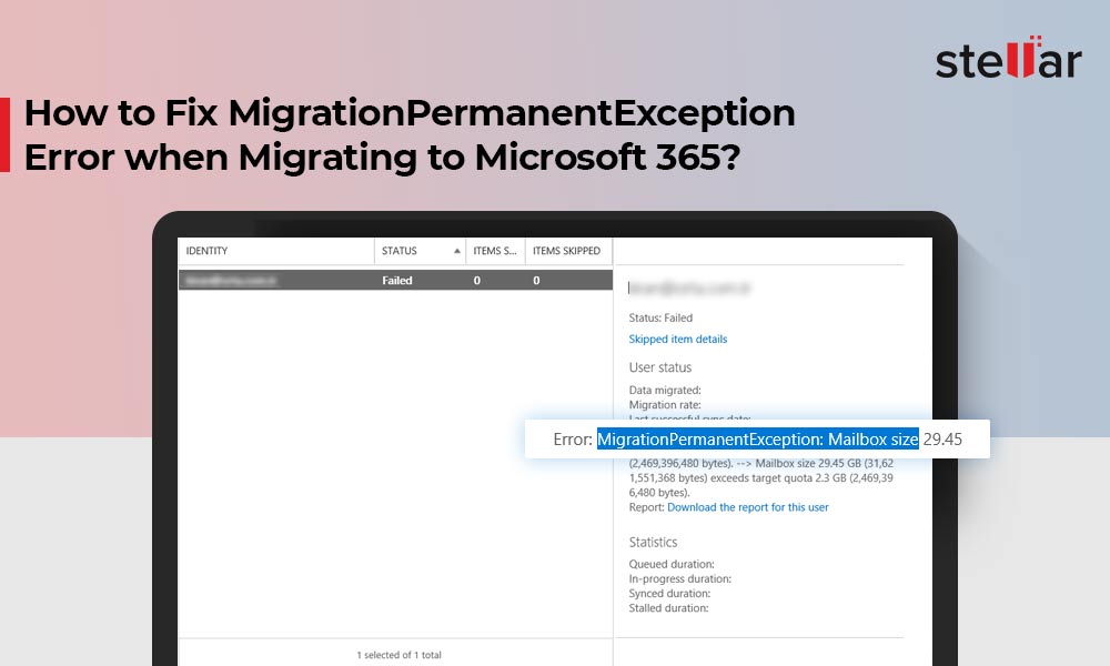 The problem with the Microsoft Migration ending.