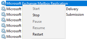 Microsoft Exchange Mailbox Replication Service