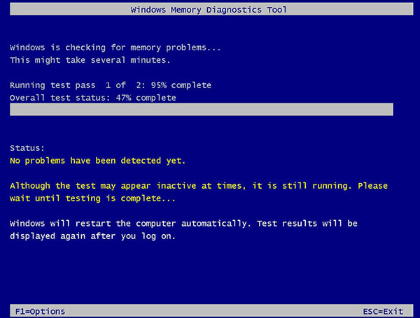 Windows-memory-diagnostic-tool-test