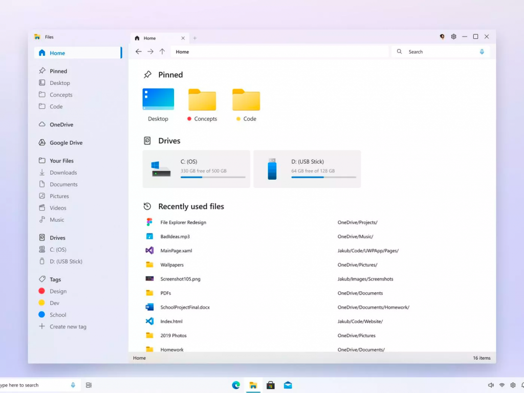 Open File Explorer on Windows