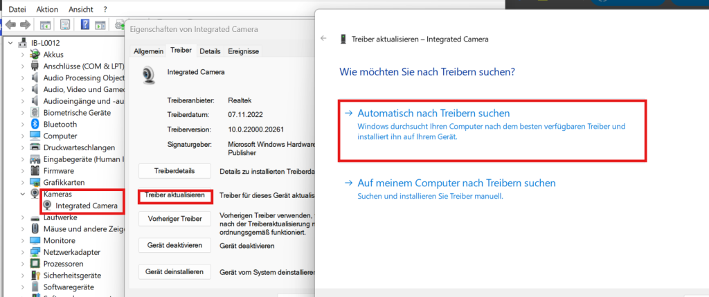Treiber aktualisieren
