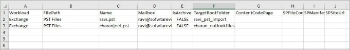 upload mapping (CSV) file