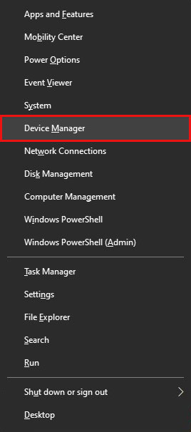 open device manager