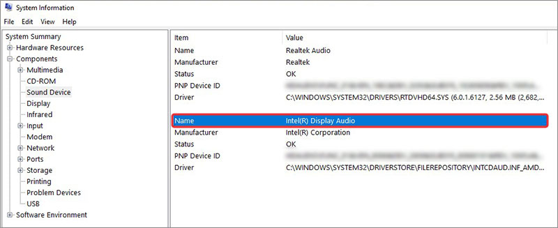 note device name and search its drivers to Recover Deleted Drivers from windows 11/10