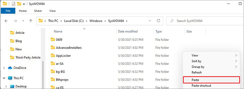 paste-xinput-dll-file-folder-to-sysWOW64-folder