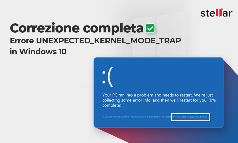 Recuperare i dati persi dall'errore BSOD di Windows 10 KB4532695
