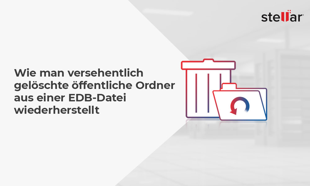 Wie man versehentlich gelöschte öffentliche Ordner aus einer EDB-Datei wiederherstellt