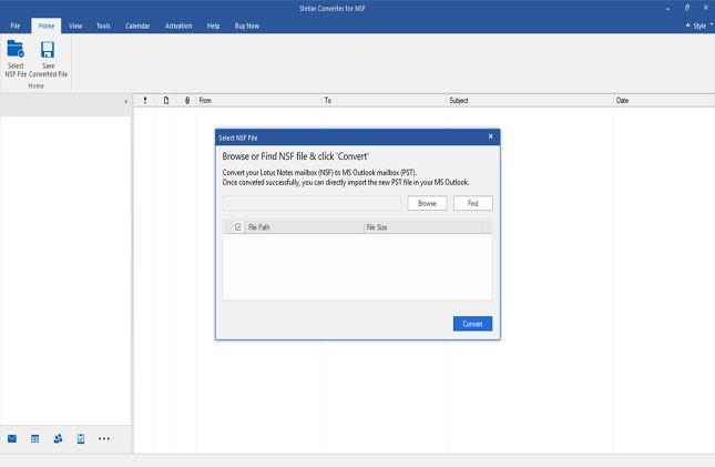 Stellar Converter for NSF front screen