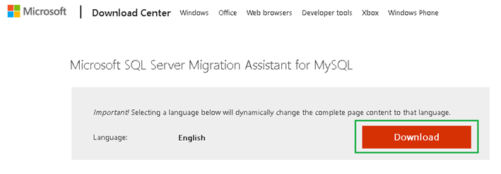 Migration Assistant for MySQL