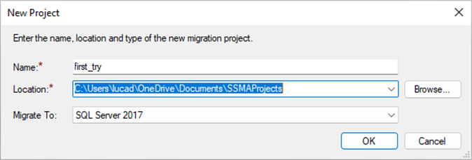 Version of SQL server for migration