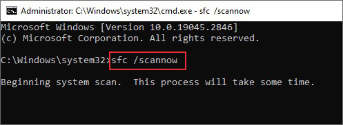 execute sfc command in command prompt to fix the 0xc0000409 error