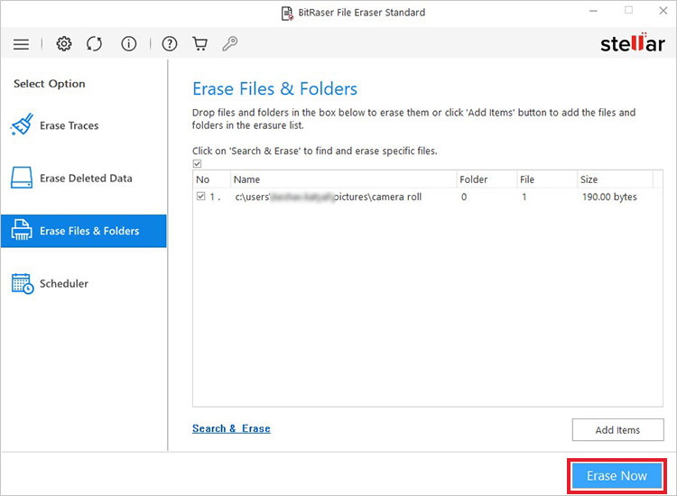 start with erasing files from your laptop using bitraser file eraser