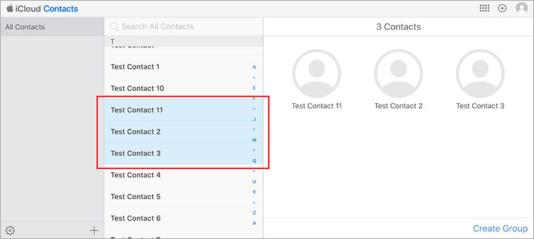 delete multiple contacts on iPhone -2