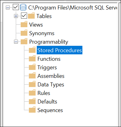 Selection of Standard Scan option demonstrated in Stellar Repair for MS SQL software.