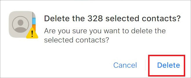 Permanently Delete All Contacts on iPhone -2