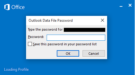 Try Opening Them in Outlook to Confirm Encrypted PST Files 