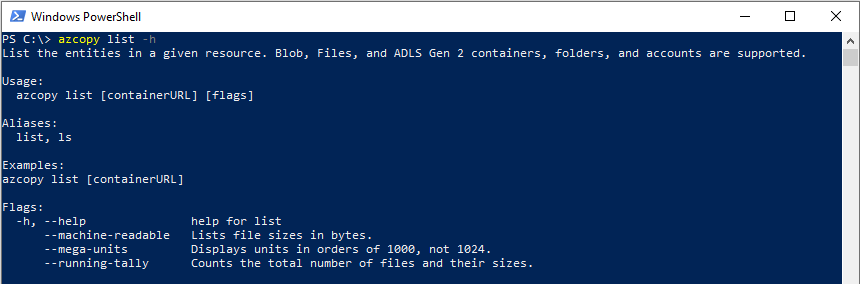 Launch PowerShell as administrator Use cd command to reach folder location C:/Users/YourUserName/Desktop/. Execute command to upload PSTs to Azure Blob storage to upload the PSTs from the folder to Azure Blob storage