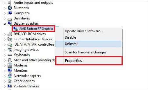 select amd driver properties1