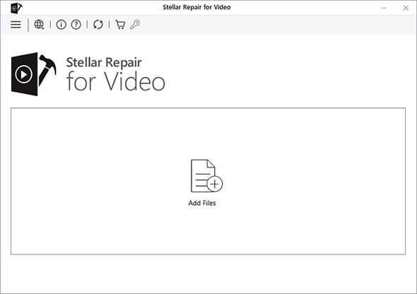 Add file in Stellar Repair for Video