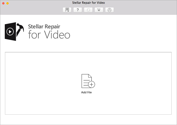 add file in Stellar Repair for Video