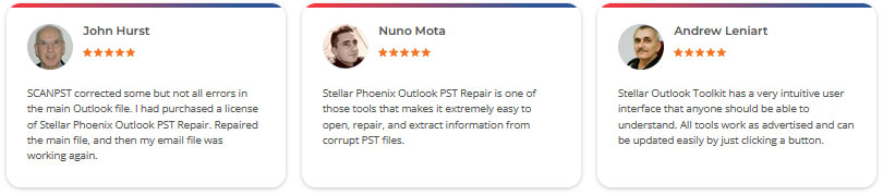 MVP Recommends Stellar Repair for Outlook - Trusted solution to repair pst file.