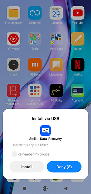 1 install stellar data recovery