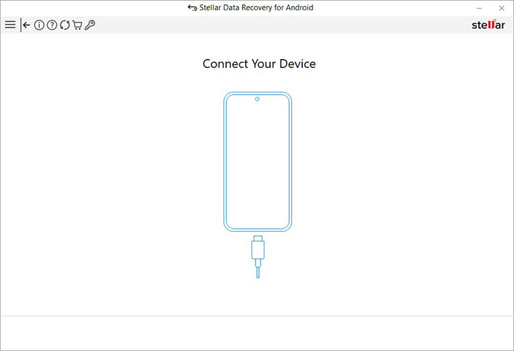 2 connect your device 1 to Restore Deleted Contacts