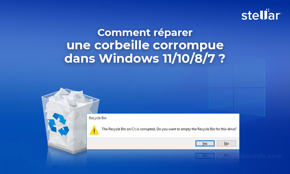 Comment réparer une corbeille corrompue dans Windows 11/10/8/7 ?